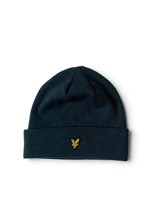 Унісекс шапка lyle & scott темно-зелена