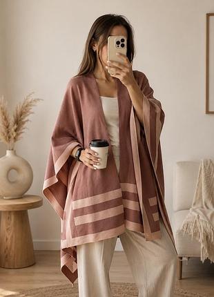 Кардиган кімоно principles debenhams one size пудрово-рожевий накидка оверсайз