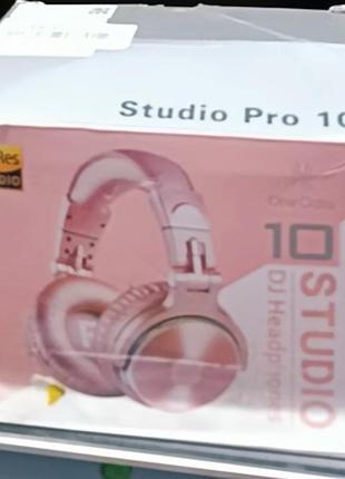 Проводные полноразмерные dj-наушники oneodio studio pro 10 (в розовом цвете / pink)