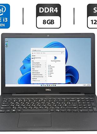 Ноутбук dell inspiron 3583 / 15.6" (1920x1080) tn / intel core i3-8145u (2 (4) ядра по 2.1 - 3.9 ghz) / 8 gb ddr4 / 120 gb ssd /