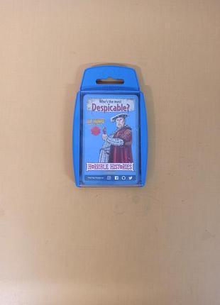Настольная игра — top trumps specials: horrible histories "who's the most despicable?"