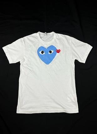 Comme des garçons play футболка бавовняна