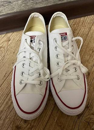 Білі кеди converse all star