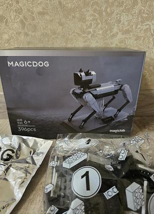 Коллекционный конструктор робот собака magiclab magicdog 396 детали