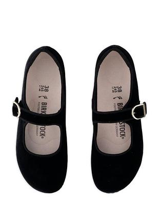 Туфельки mary jane birkenstock модель trasy нубук