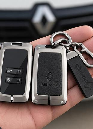 Чохол для ключа renault new metal