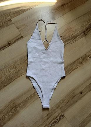 Білий боді zara