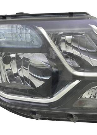 Фара передняя dacia duster/renault duster 2013-2018, правая h7/h1s blik, электрическая регулировка, depo, 553-1101r-ldem2
