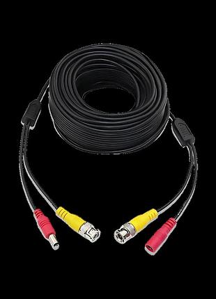 Комбінований кабель для камер bnc + dc, 30 м