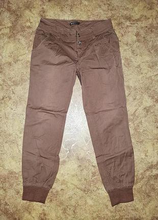 Брюки летние женские коричневые terranova женьше летнее брюки xs s m 42 44 коричневое