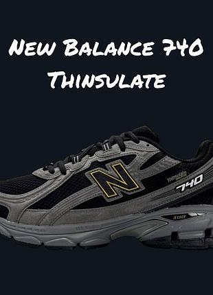 Balance 740 thinsulate grey black