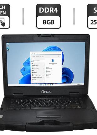 Напівзахищений ноутбук getac s410 g2 / 14" (1366x768) tn touch / intel core i5-8250u (4 (8) ядра по 1.6 - 3.4 ghz) / 8 gb ddr4 /
