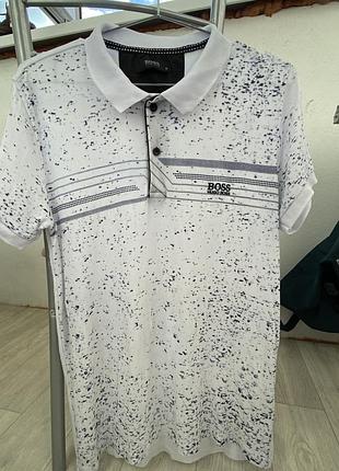Футболка hugo boss, с принтом