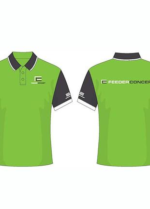 Футболка поло "feeder concept" (100% хлопок) m