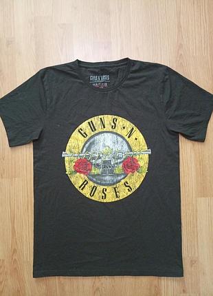 Футболка мерч guns n roses