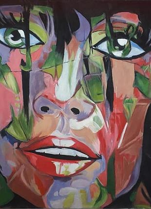 Картина "уход", растительное масло, полотно, 75x95 см., 2015