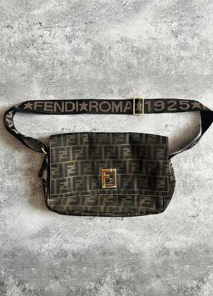 Сумка fendi zucca messenger