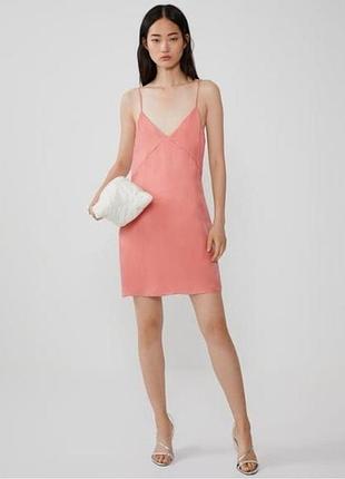 Сукня комбінація zara р m рожева