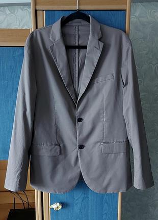 Тонкий літній котоновий жакет, 48-50, унісекс, ліоцел, бавовна, h&m