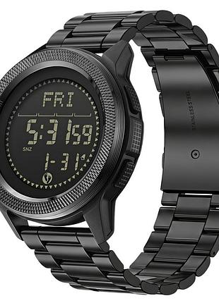 Чоловічий тактичний годинник north edge nexus iron edition із компасом, фітнес-функціями та двома ремінцями