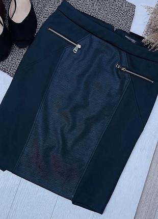 Чорна спідниця guess s класична спідниця олівець