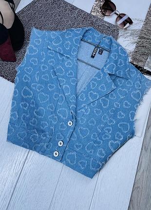 Літній жилет xs oversize s короткий жилет джинсовий жіночий жилет на ґудзиках