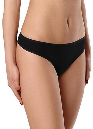 Труси жіночі conte basic collection lst 2000 стрінги xl (106), black