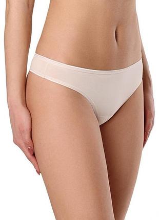 Трусы женские conte basic collection lst 2000 стринги xs (90), natural