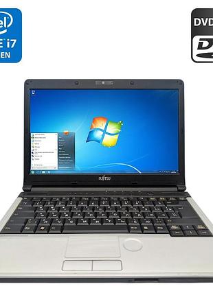 Ноутбук fujitsu lifebook s761 / 13.3" (1366x768) tn / intel core i7-2620m (2 (4) ядра по 2.7 - 3.4 ghz) / 8 gb ddr3 / 500 gb hdd /