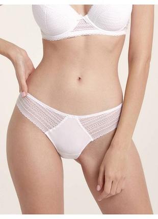 Труси жіночі conte vintage rp6072 танга занижені xl (106), білий