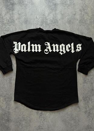 Чоловічий лонгслів кофта palm angels big logo s