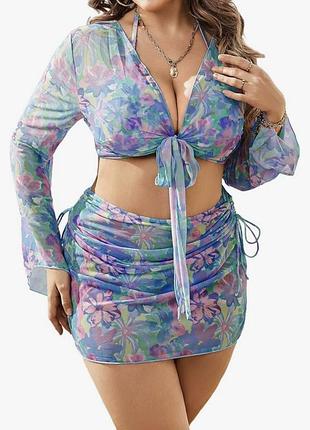 Новый раздельный купальник-комплек из 4 частей makemechic