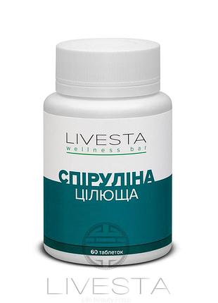 Диетическая добавка «целюща спирулина» livesta, 60 таблеток