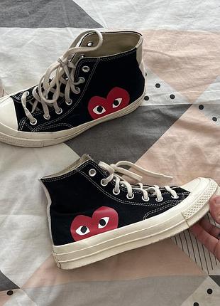 Кеди converse play come des garçons