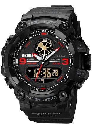 Наручний годинник skmei 1818 black-red.