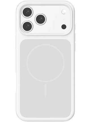 Чехол silk duo color (aa) no logo with magnetic fit для apple iphone 17 pro max (6.9") white