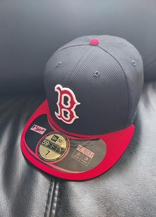 Кепка (снепбек)  new era (boston red sox mlb authentic) 55-56см