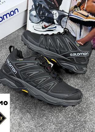 Salomon speedkross 3pro black grey gore tex, термо