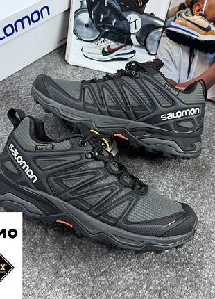 Salomon speedkross 3pro grey black gore tex, термо