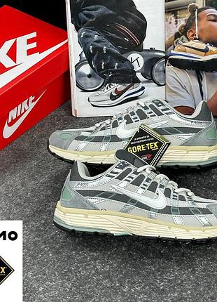 Nike p-6000 green gore tex, термо