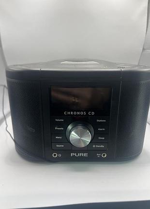 Цифрове та fm-радіо з годинником pure chronos cd series 2