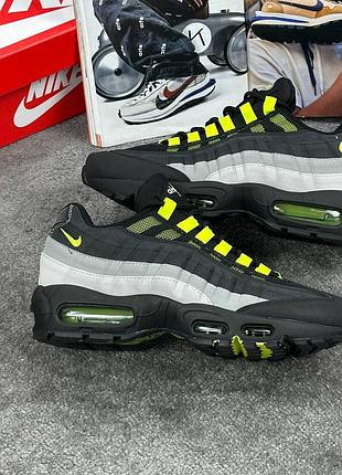Nike air max 95 black grey neon