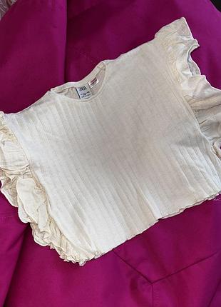 Zara 3/4р футболка