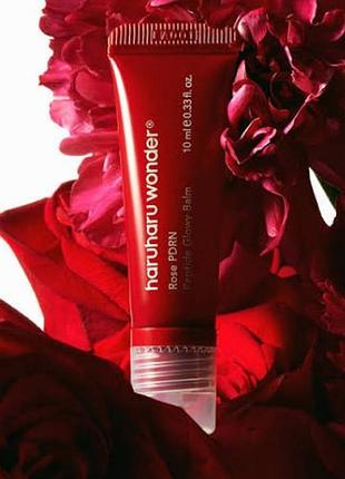 Haruharu wonder rose pdrn peptide glowy balm – бальзам для губ з пептидами і pdrn 10 мл