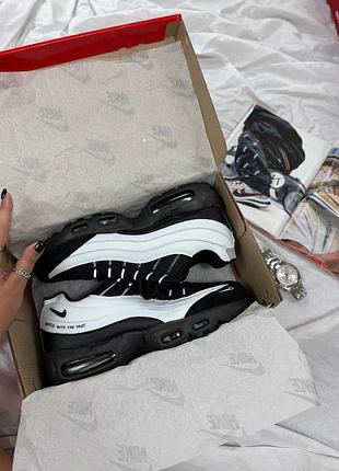 Nike air max 95 black white 4