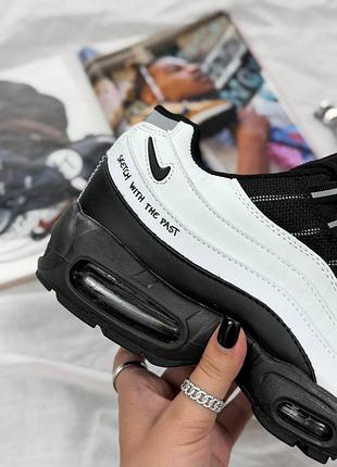 Nike air max 95 black white 8