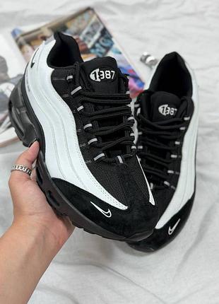 Nike air max 95 black white 7