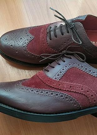 Мужские туфли 41р, стелька 27см, samuel windsor