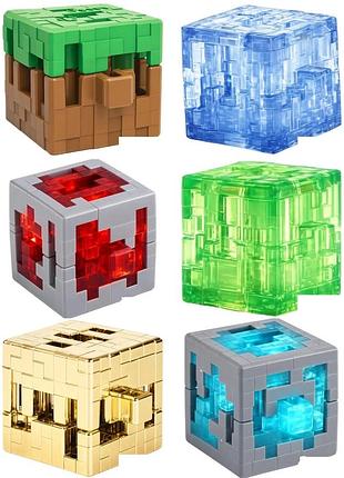 Іграшки kinder joy minecraft (кіндер джой майнкрафт), redstone slime block