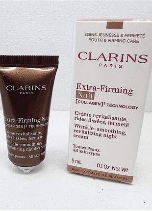 Нічний крем clarins extra-firming night all skin types